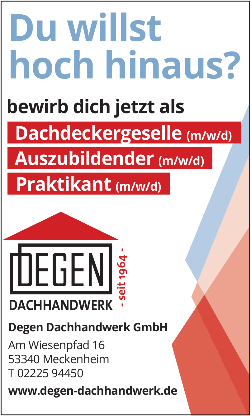 Degen Dachhandwerk GmbH Degen Dachhandwerk GmbH