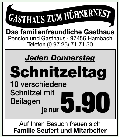 Gasthaus Zum Hühnernest Gasthaus Zum Hühnernest