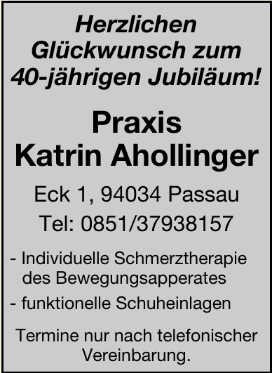 Praxis Katrin Ahollinger