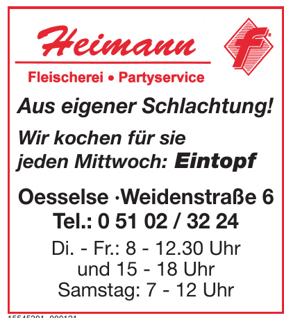 Heimann Fleischerei Partyservice Heimann Fleischerei Partyservice