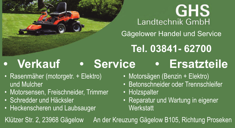 GHS Landtechnik GmbH GHS Landtechnik GmbH
