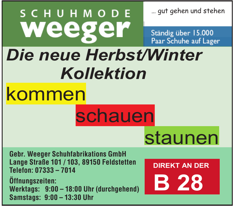 Gebr. Weeger Schuhfabrikations GmbH Gebr. Weeger Schuhfabrikations GmbH