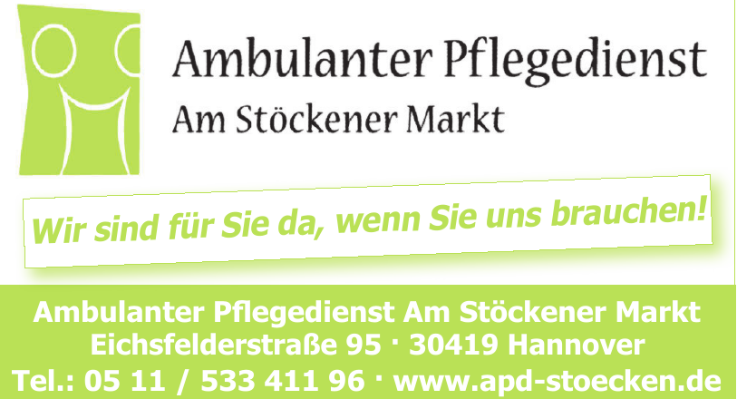 Ambulanter Pflegedienst Am Stöckener Markt Ambulanter Pflegedienst Am Stöckener Markt