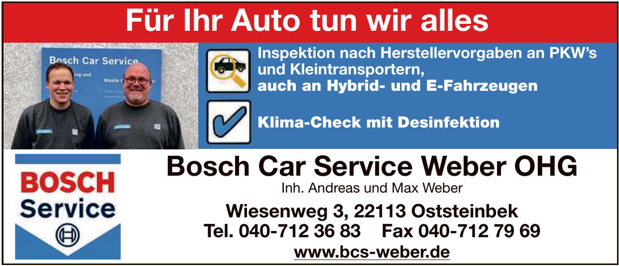 Bosch Car Service Weber OHG