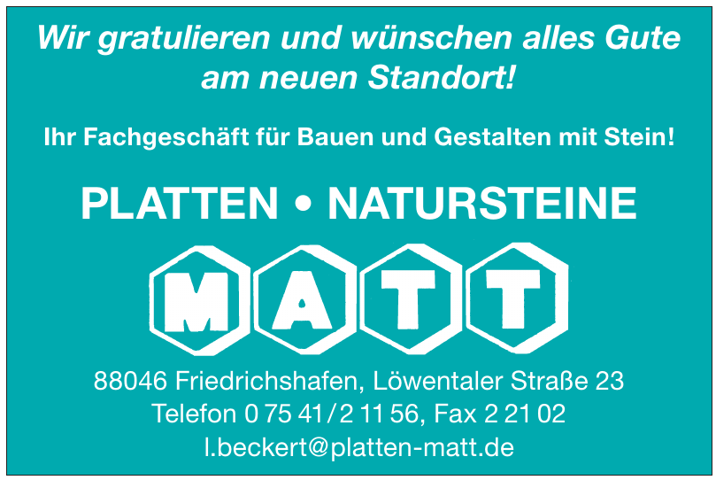 Platten-Matt GmbH Platten-Matt GmbH