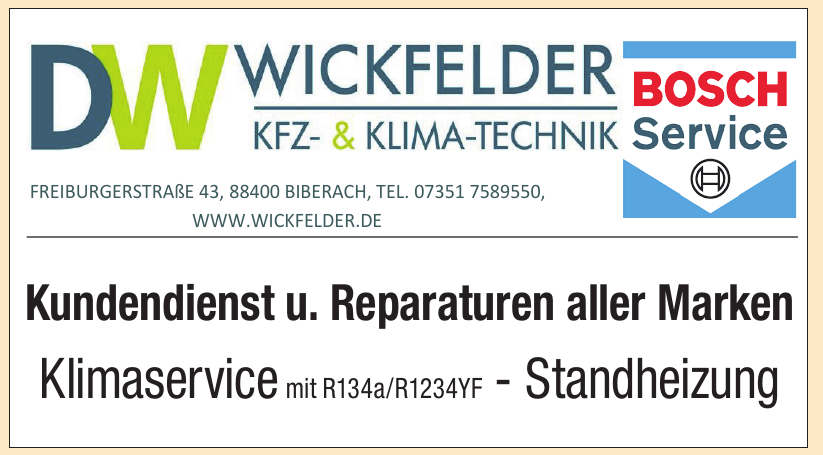 DW Wickfelder DW Wickfelder