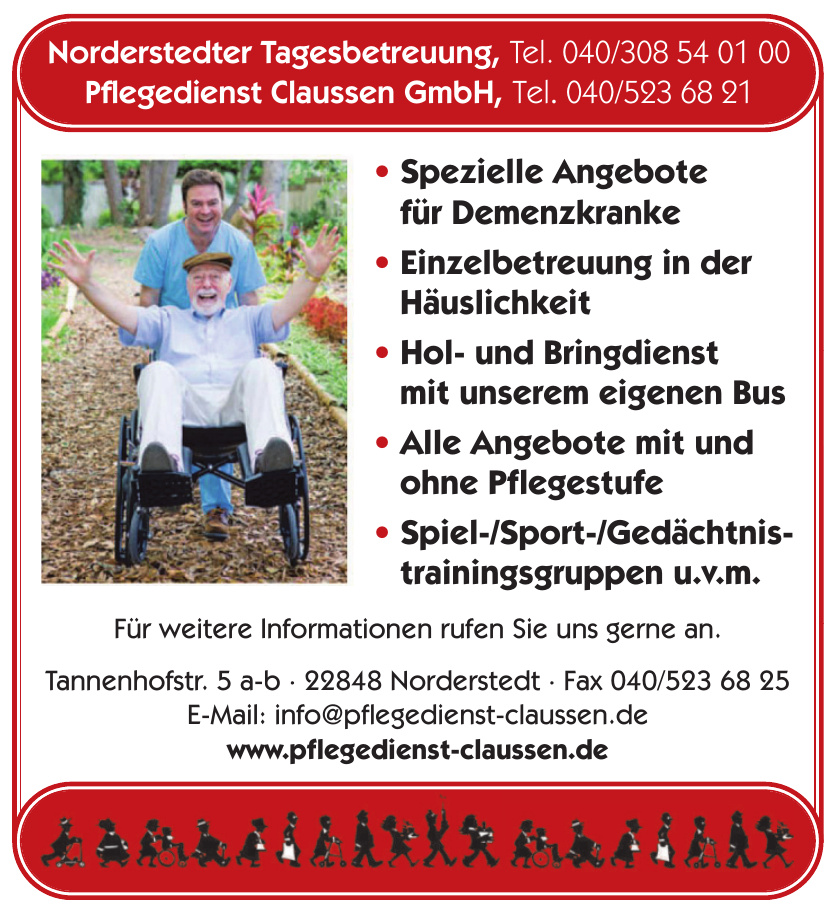 Norderstedter Tagesbetreuung Pflegedienst Claussen GmbH
