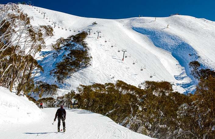 Mount Hotham gehört zu den drei großen Skigebieten in Australien. FOTO: GETTY