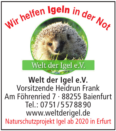 Welt der Igel e.V. Welt der Igel e.V.