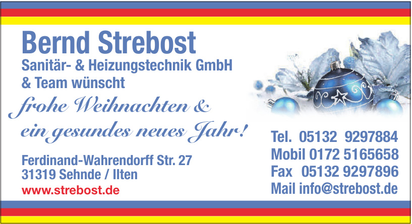 Bernd Strebost Sanitär- & Heizungstechnik GmbH