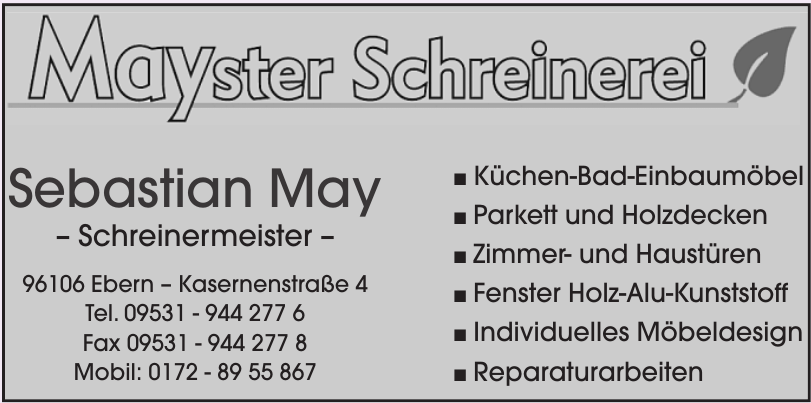 Mayster Schreinerei Mayster Schreinerei