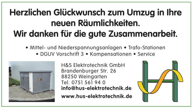 H&S Elektrotechnik GmbH H&S Elektrotechnik GmbH