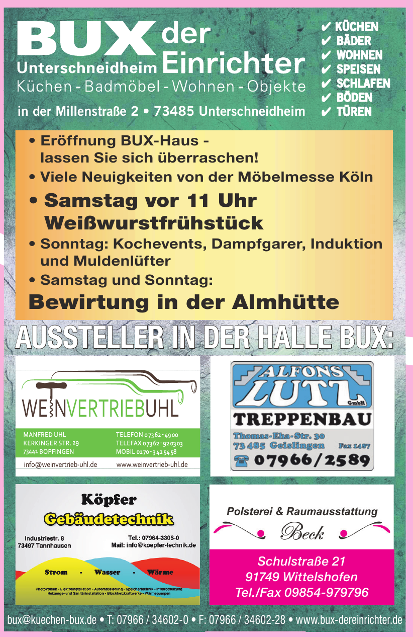Bux der Einrichter Bux der Einrichter