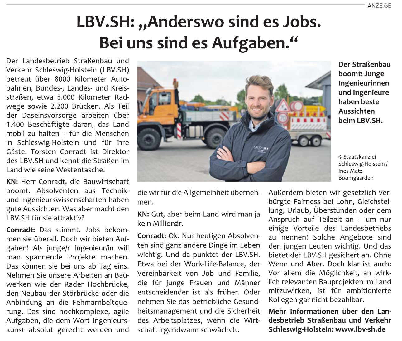 Landesbetrieb Straßenbau und Verkehr Schleswig-Holstein (LBV.SH) Landesbetrieb Straßenbau und Verkehr Schleswig-Holstein (LBV.SH)