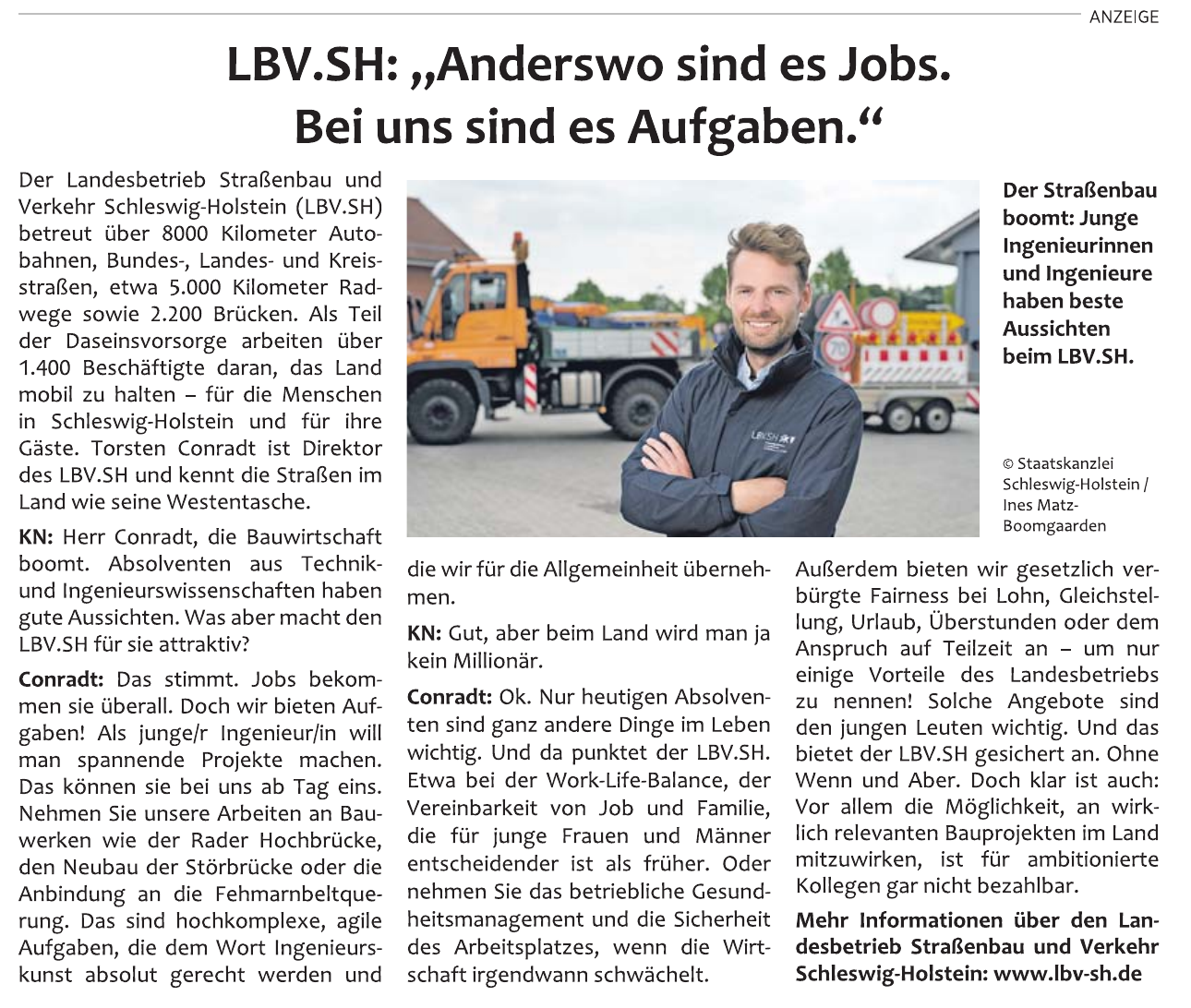 Landesbetrieb Straßenbau und Verkehr Schleswig-Holstein (LBV.SH) Landesbetrieb Straßenbau und Verkehr Schleswig-Holstein (LBV.SH)
