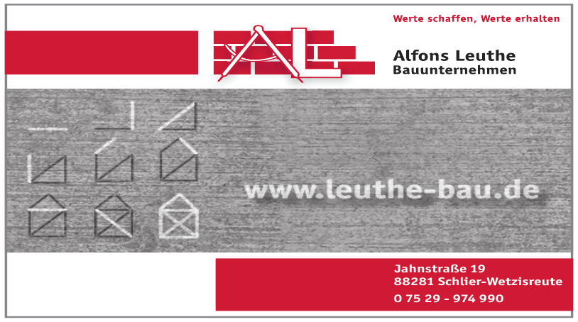 AL Alfons Leuthe Bauunternehmen AL Alfons Leuthe Bauunternehmen