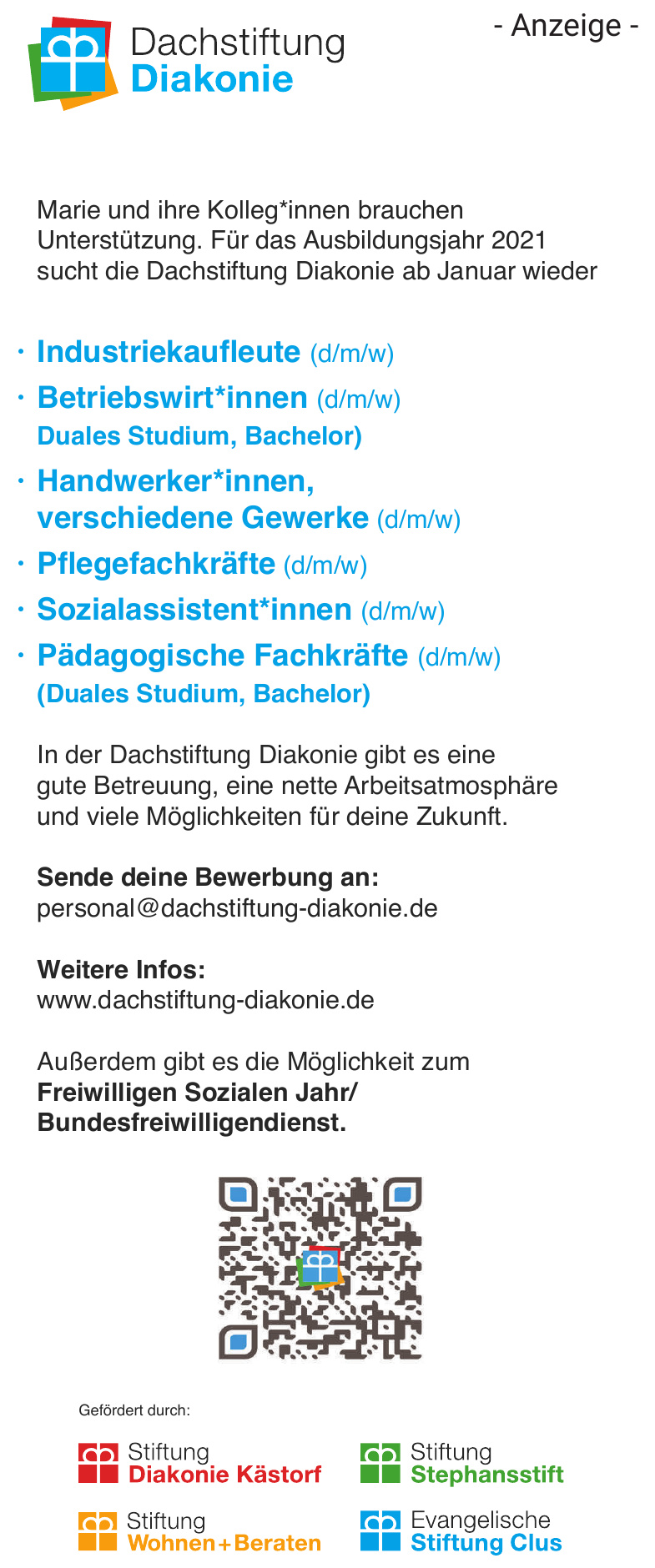 Dachstiftung Diakonie Dachstiftung Diakonie