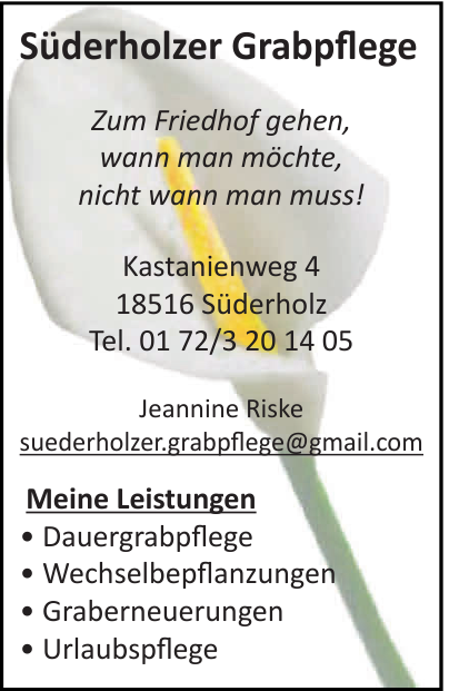 Süderholzer Grabpflege Süderholzer Grabpflege