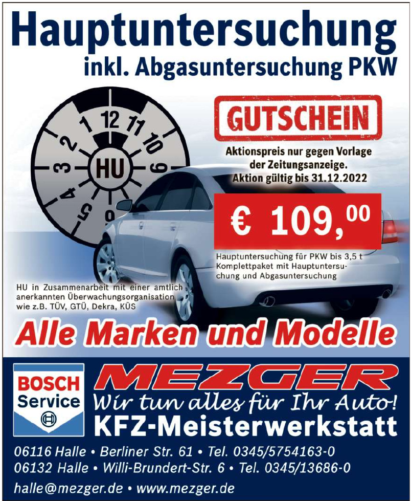 Mezger Bosch Service - KFZ-Meisterwerkstatt
