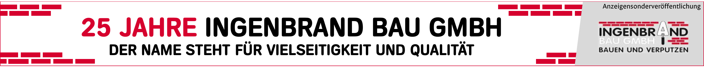 Bauprofis seit einem viertel Jahrhundert Image 1 Bauprofis seit einem viertel Jahrhundert Image 1