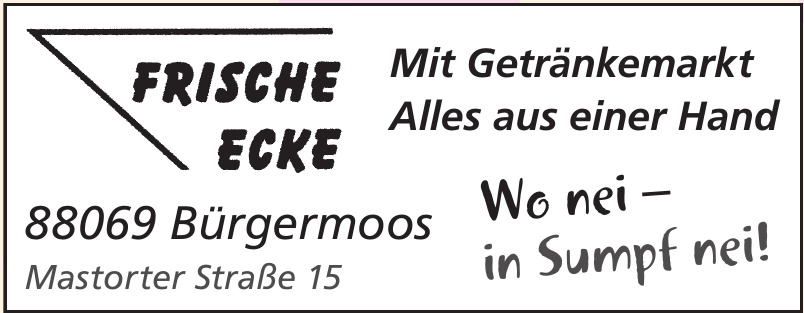 Frische Ecke Frische Ecke