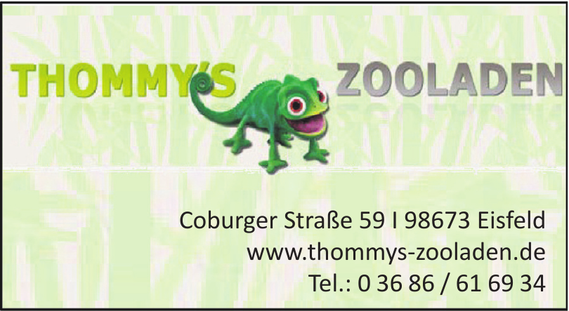 Thommys Zooladen Thommys Zooladen