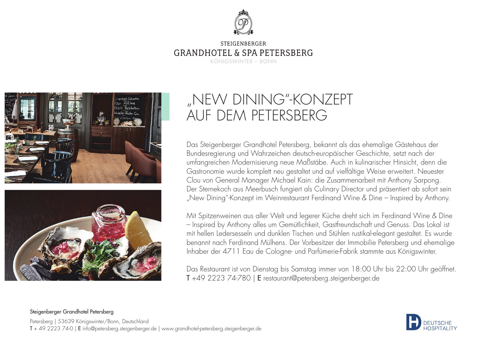 Steigenberger Grandhotel Petersberg Steigenberger Grandhotel Petersberg