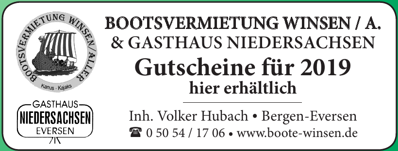 Inh. Volker Hubach Inh. Volker Hubach