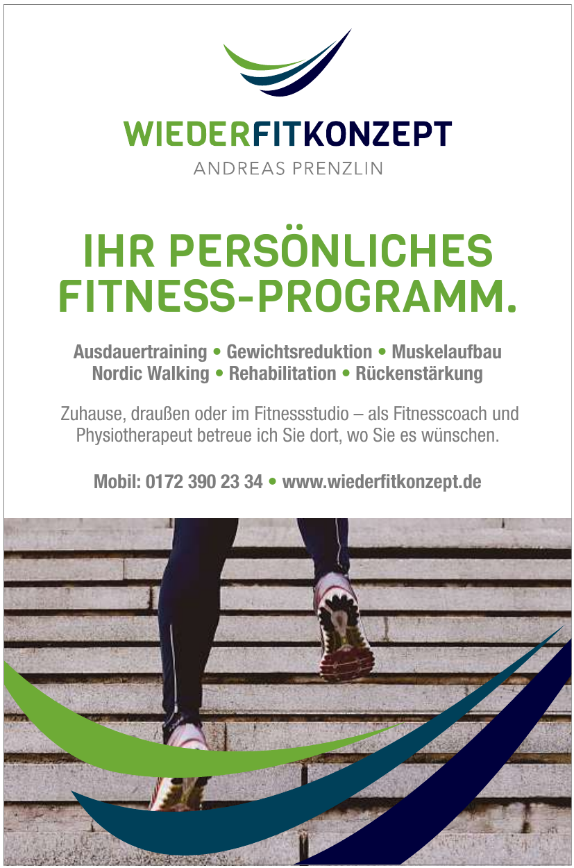 Personal Trainer Andreas Prenzlin Und Das Wieder Fit Konzept