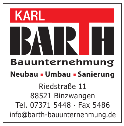 Karl Barth Bauunternehmen Karl Barth Bauunternehmen