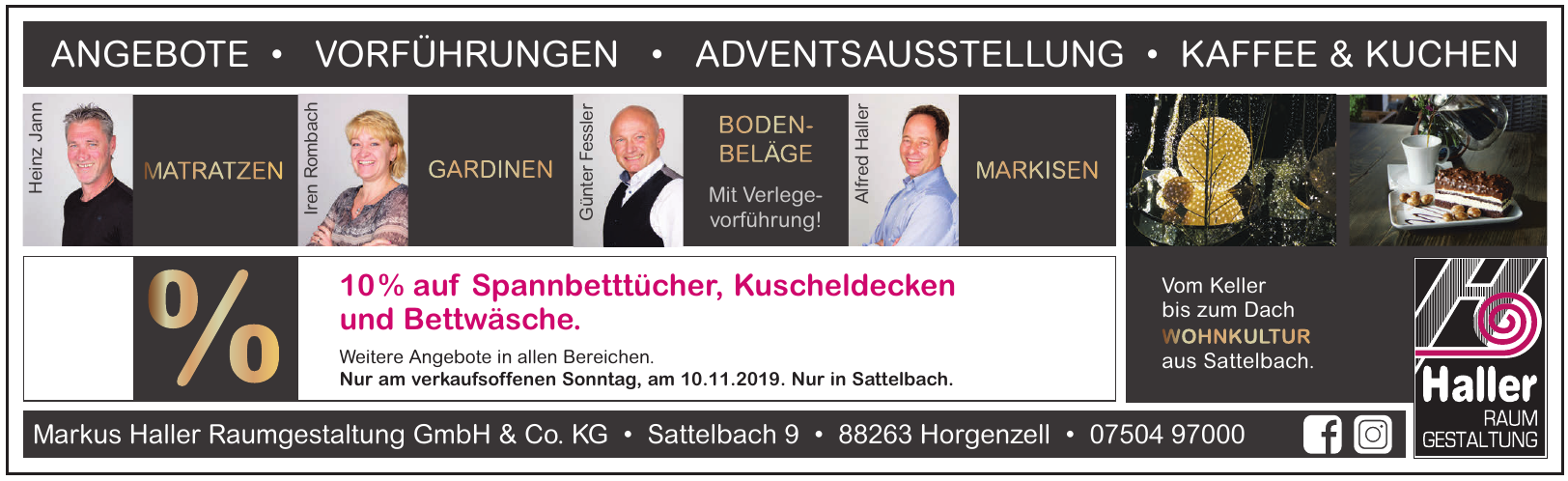 Markus Haller Raumgestaltung GmbH & Co. KG Markus Haller Raumgestaltung GmbH & Co. KG