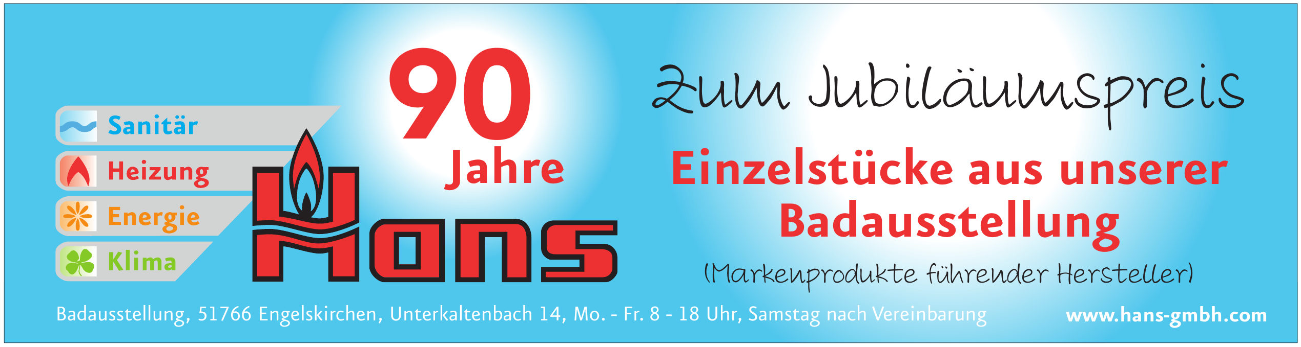 Hans GmbH - Installationen und Heizungsbau Hans GmbH - Installationen und Heizungsbau