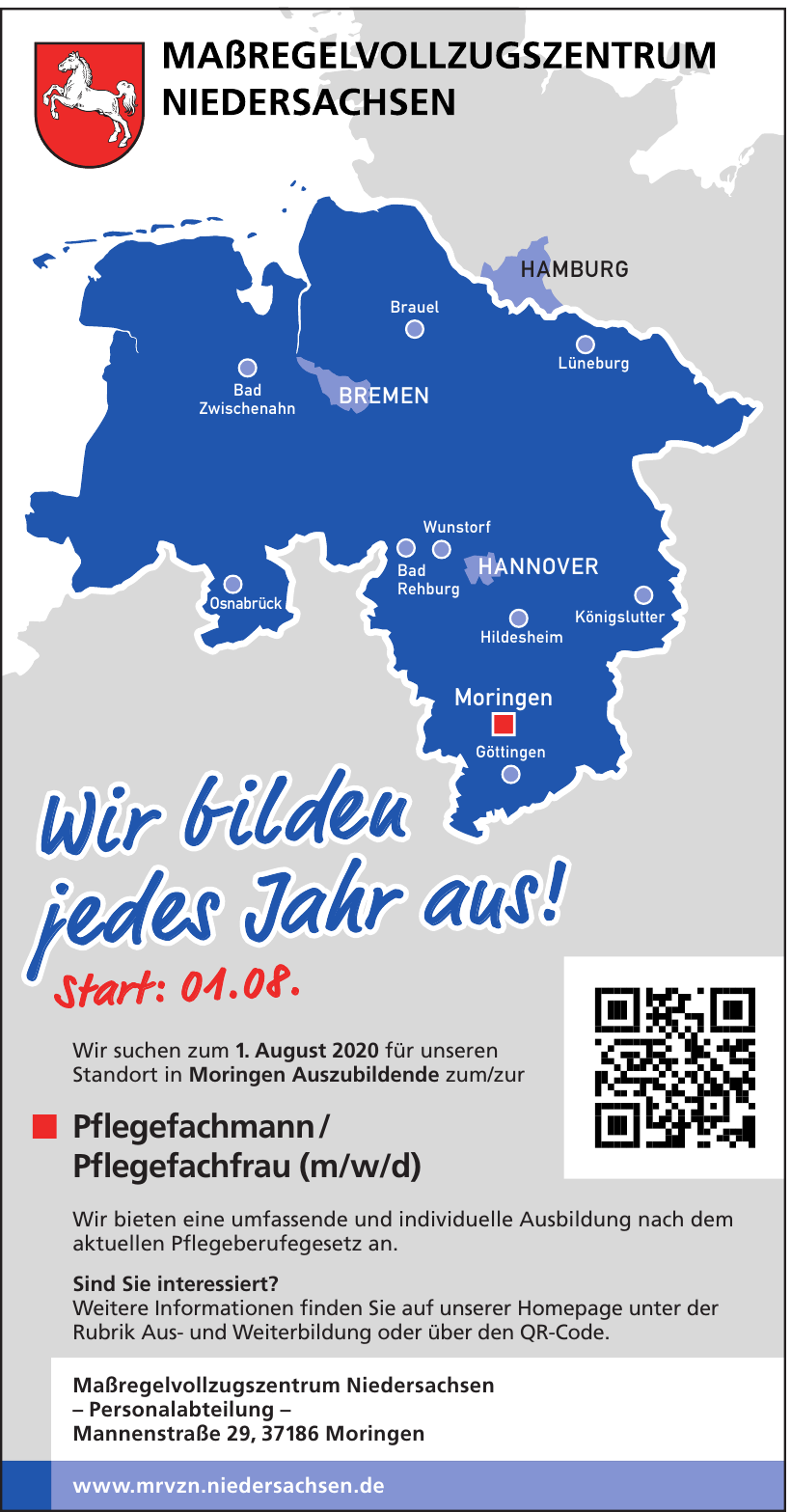 Maßregelvollzugszentrum Niedersachsen - Personalabteilung Maßregelvollzugszentrum Niedersachsen - Personalabteilung