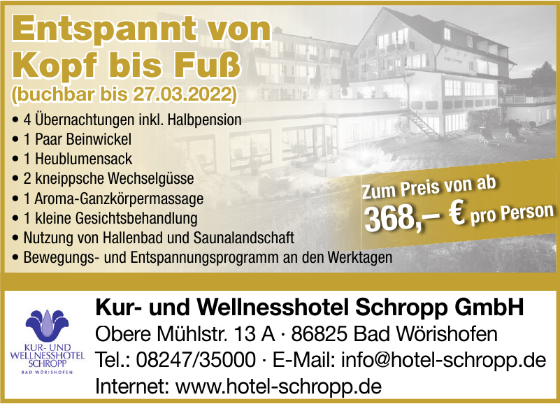 Kur- und Wellnesshotel Schropp GmbH