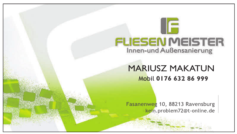 Fliesen Meister - Mariusz Makatun Fliesen Meister - Mariusz Makatun