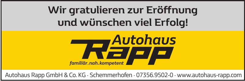 Autohaus Rapp GmbH & Co. KG