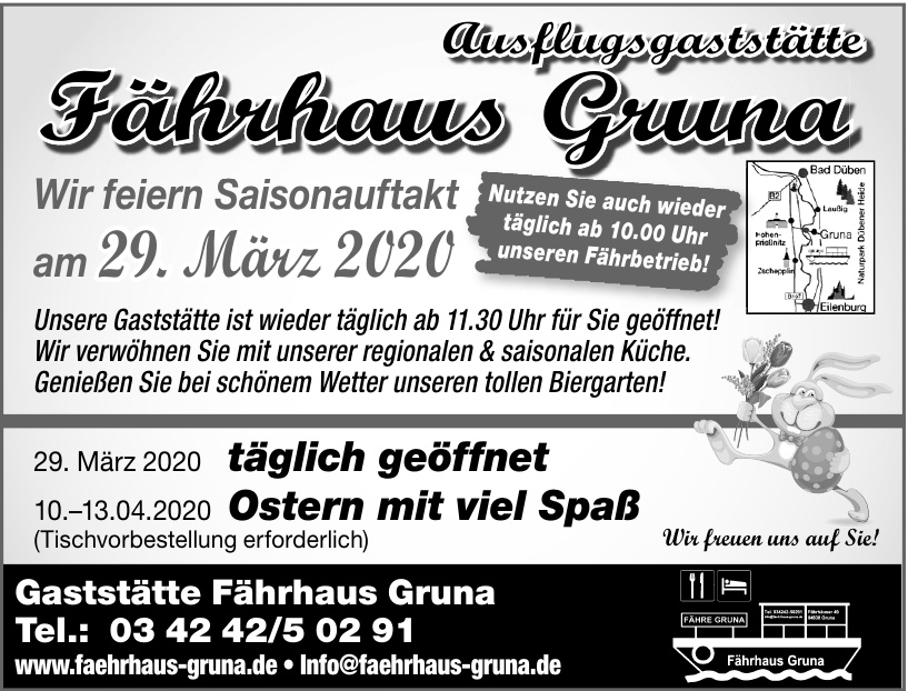 Gaststätte Fährhaus Gruna Gaststätte Fährhaus Gruna