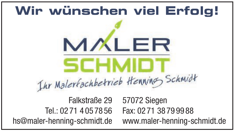 Maler Schmidt Maler Schmidt