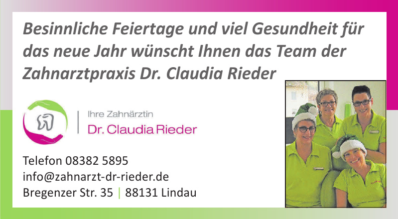 Zahnarztpraxis Dr. Claudia Rieder