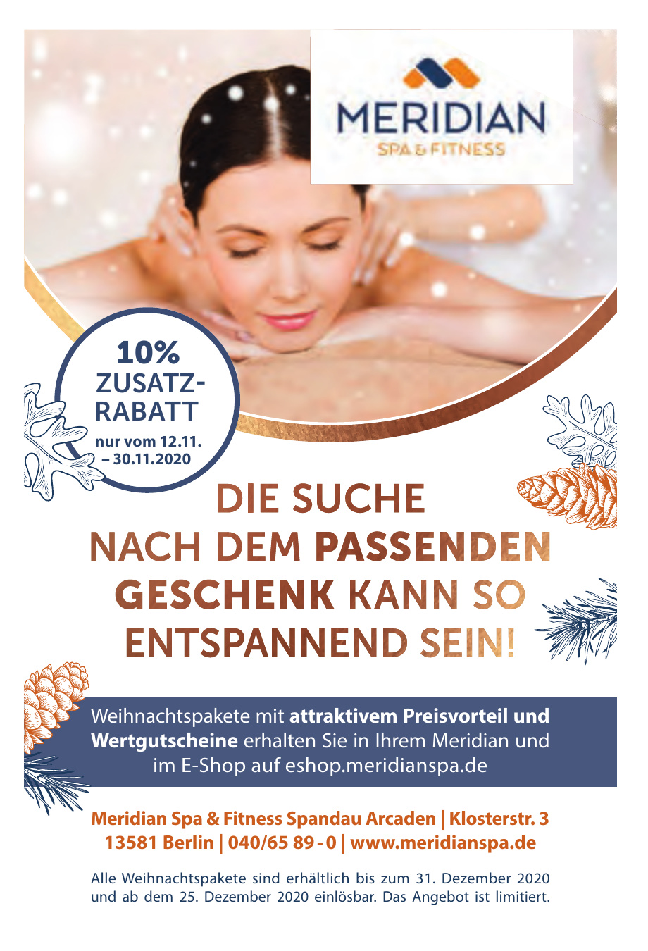 Meridian Spa & Fitness Spandau Arcaden Meridian Spa & Fitness Spandau Arcaden