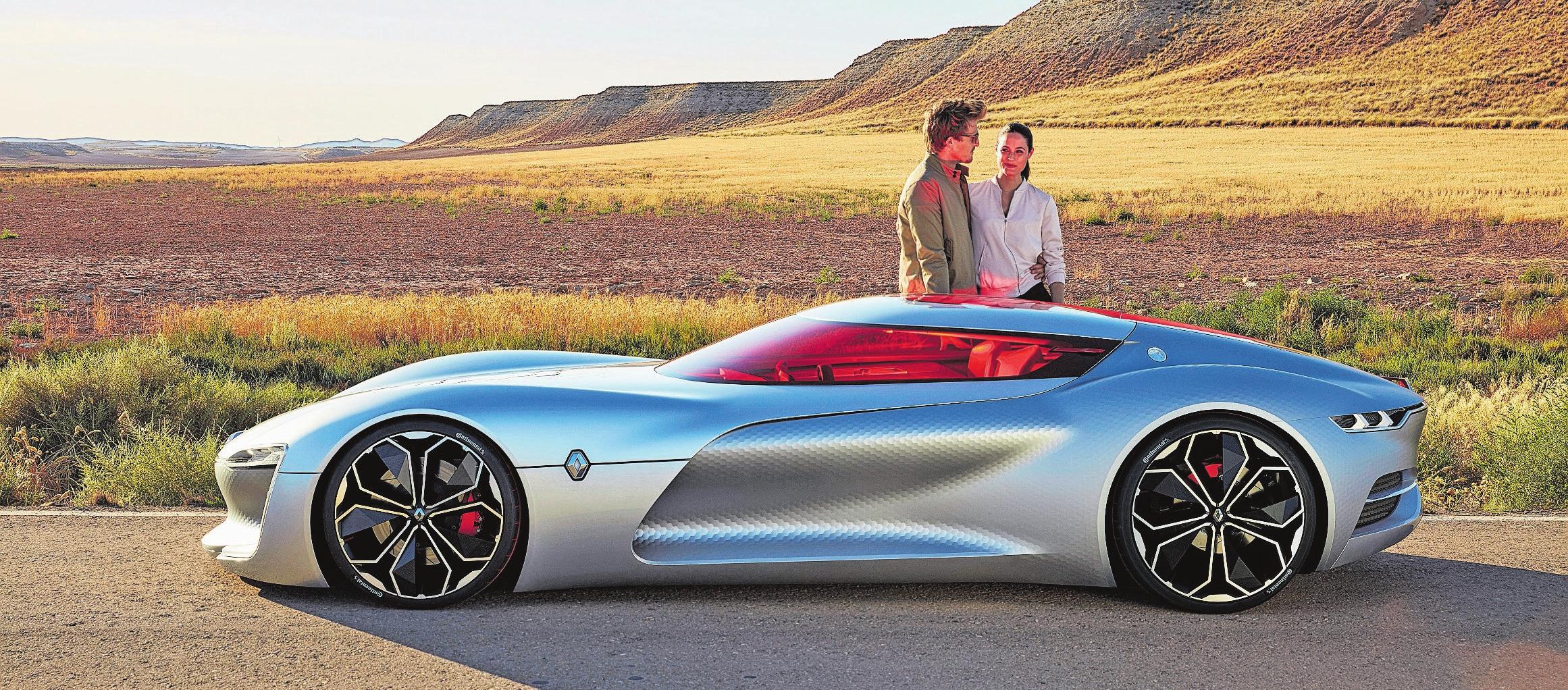 Visionäre Studie ohne Bezug zur Realität: Der bildschöne Renault Trezor von 2016 wurde nie gebaut. Bild: PD
