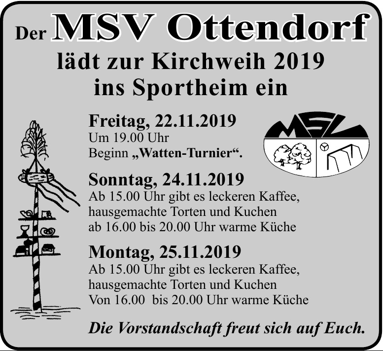 MSV Ottendorf MSV Ottendorf