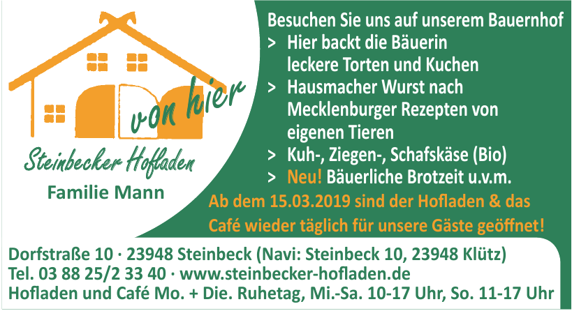 Steinbecker Hofladen Steinbecker Hofladen