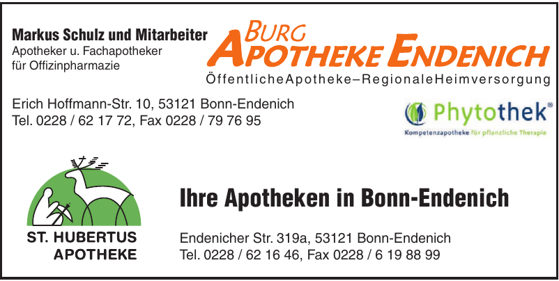 Burg Apotheke Endenich Burg Apotheke Endenich