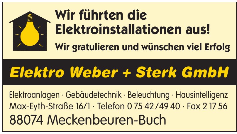 Elektro Weber + Sterk GmbH Elektro Weber + Sterk GmbH