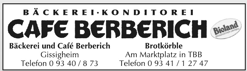 Bäckerei und Café Berberich