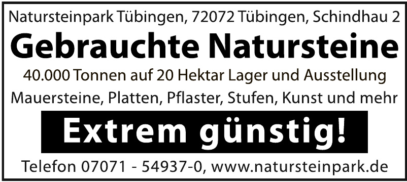 Natursteinpark Tübingen
