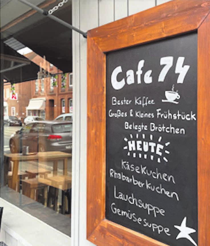 Café 74 - die kleine Oase in Badenstedt mit dem besonderen Service. Café 74 - die kleine Oase in Badenstedt mit dem besonderen Service.
