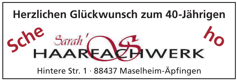 Sarah´s Haarfachwerk Sarah´s Haarfachwerk