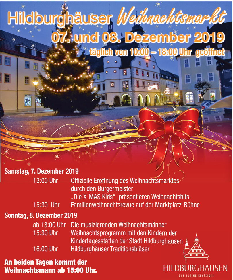 Hildburghäuser Weihnachtsmarkt Hildburghäuser Weihnachtsmarkt